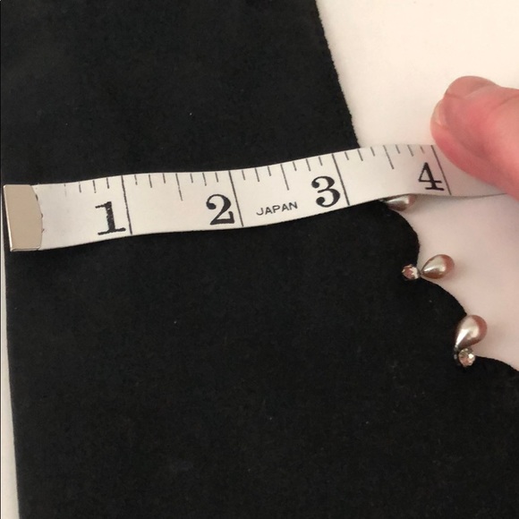 VINTAGE GLOVES WITH TEARDROP PEARLS & RHINESTONES - Picture 16 of 16